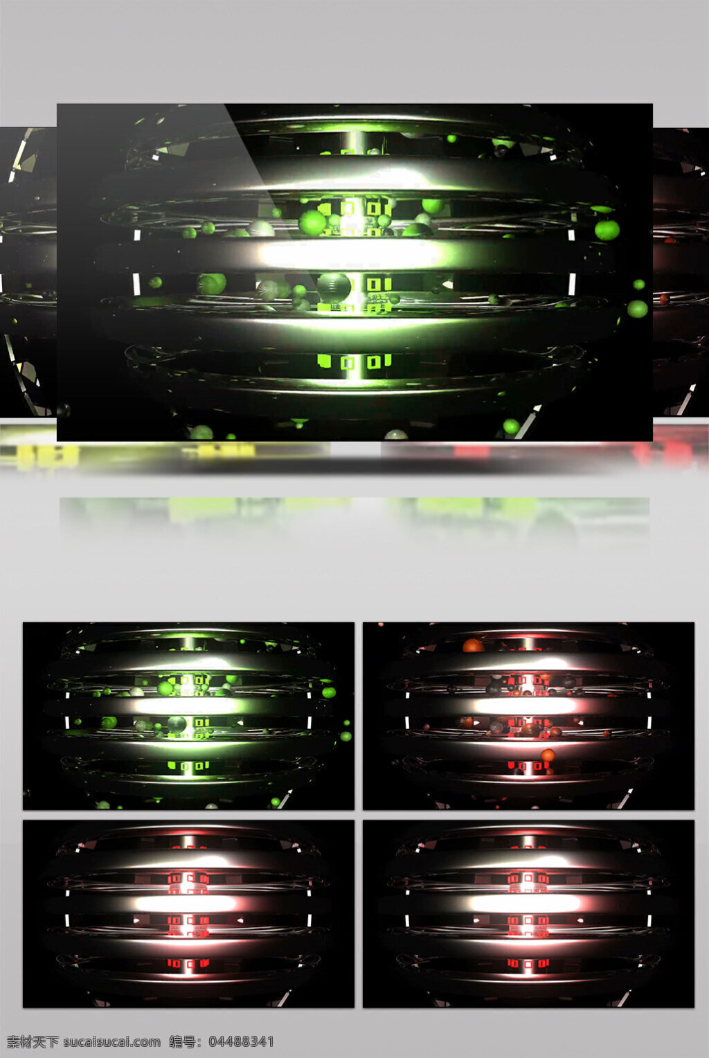 红 绿色 光球 动态 视频 科技未来 红绿色球体 动态星光 华丽流转 光芒四射 3d视频素材 特效视频素材