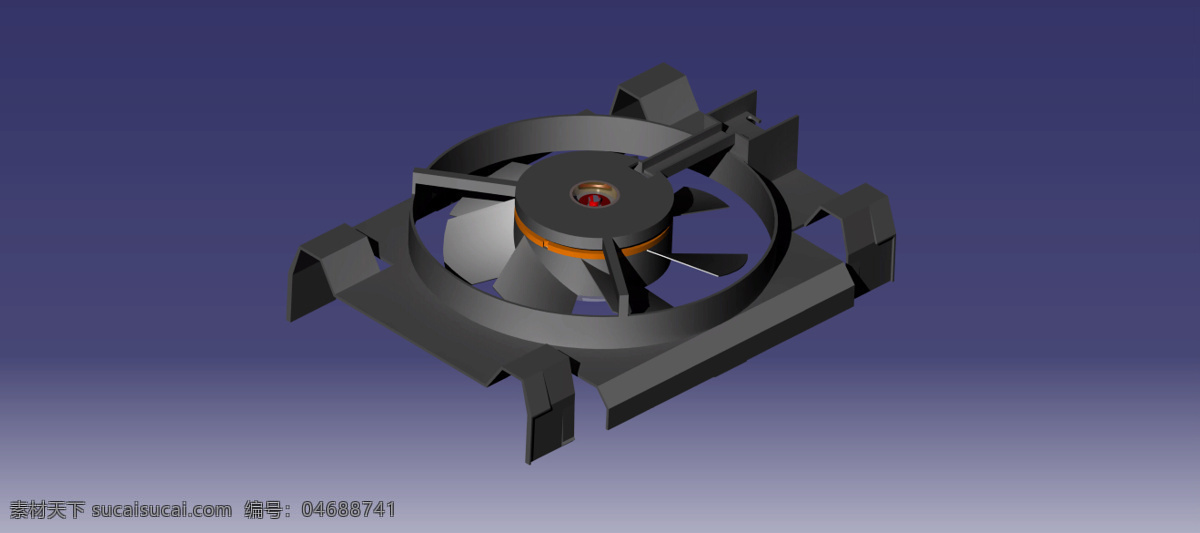 英特尔 cpu 风扇 3d模型素材 其他3d模型