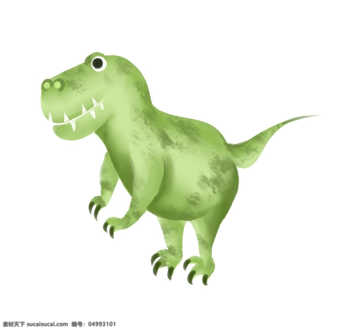 卡通 绿色 小 恐龙 绿色的小恐龙 可爱恐龙 牙齿 小动物 小清新 卡通动物 爪子 尾巴 恐龙世界