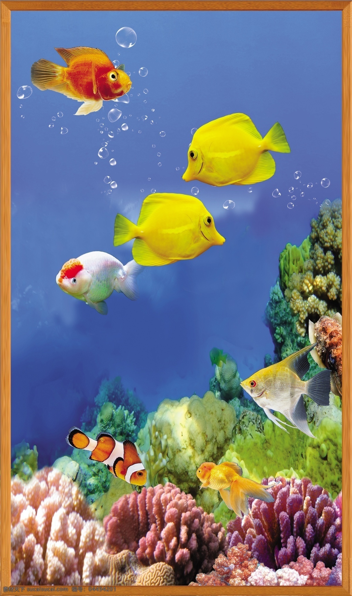 海底世界 海水 热带鱼 鱼类 鱼缸 鲤鱼 珊瑚 海底 蓝色背景 水泡 边框 鱼缸背景 水 生活百科 餐饮美食