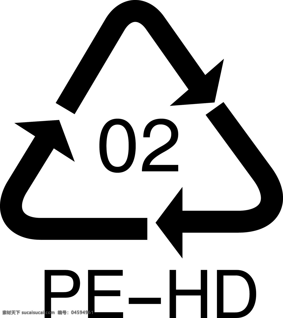 pehd 回收 标志 循环标志 pe 回收标志 循环 包装标志 标志图标 其他图标