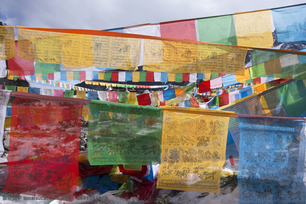 藏族经幡 梅里雪山 雪山 雪山风光 神山 云南 香格里拉 自然风光 沿途风景 雨崩 朝圣 旅游摄影 国内旅游