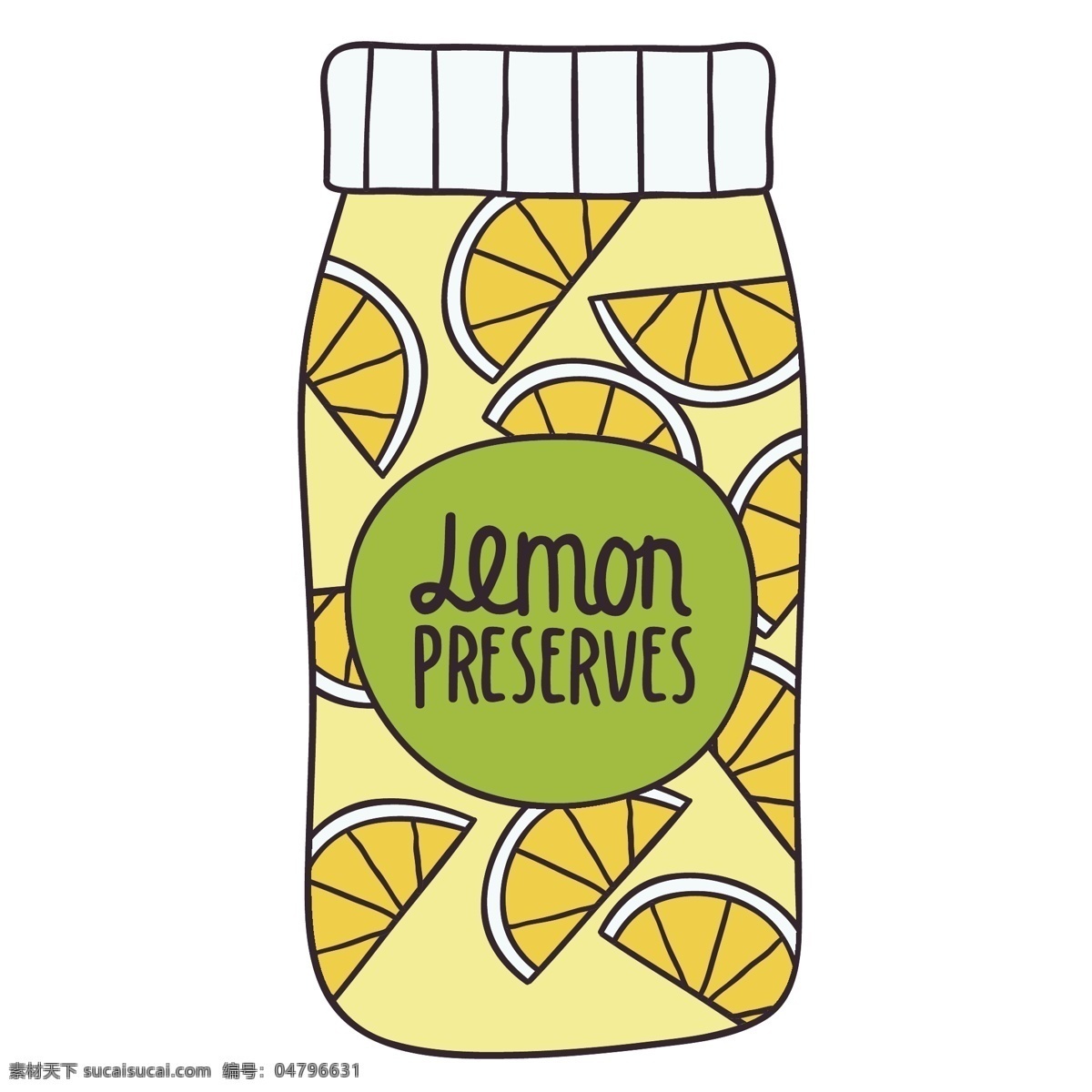 夏日 柠檬 冷饮 插画 水果 黄色 蜂蜜 柠檬水 涂鸦 创意 绘画 图案 动漫动画