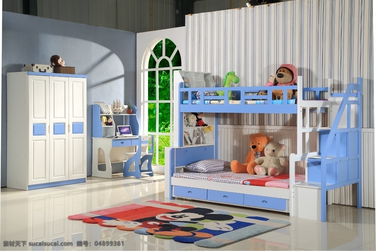 实木 床 高低 蓝色 上下床 儿童 家具 衣柜 高低床 实木床儿童床 儿童家具 蓝色高低床 实木衣柜 儿童衣柜 蓝色衣柜 抽床 梯柜