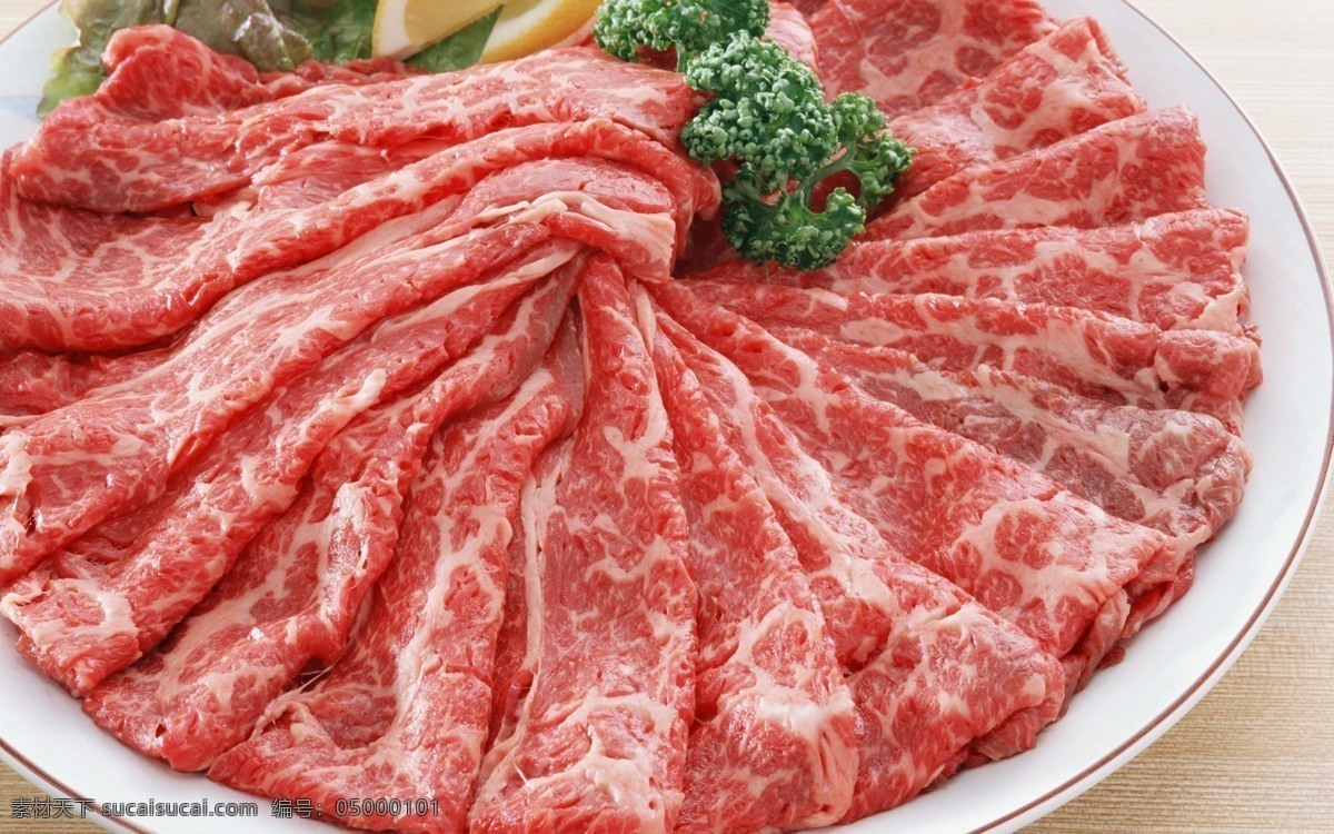 雪花牛肉 牛肉 牛肉切片 火锅牛肉 火锅配料 一碟牛肉 餐饮美食 食物原料