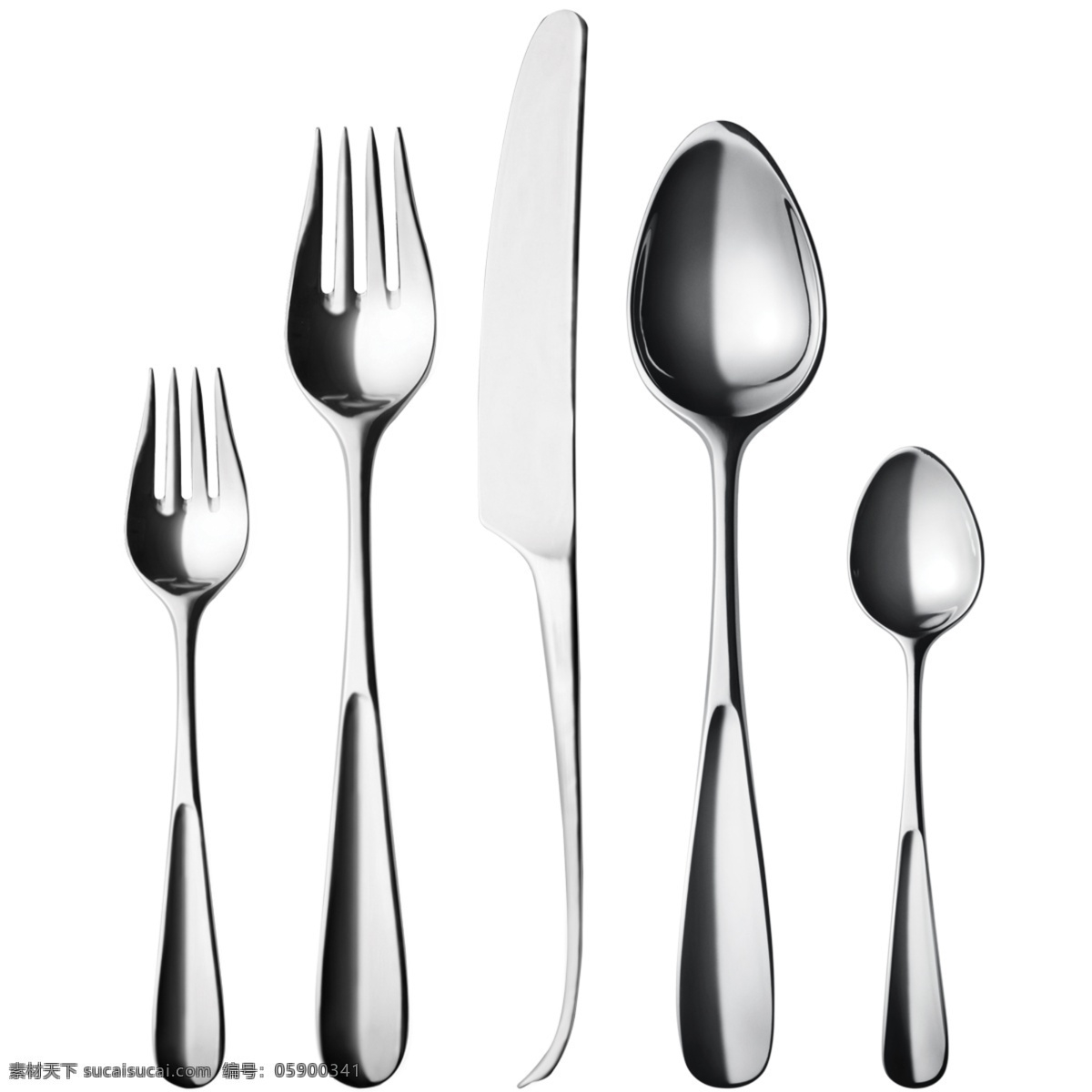 漂亮 不锈钢 刀叉 勺子 免 抠 透明 整套 餐具图形 餐具海报图片 餐具广告素材 餐具海报图