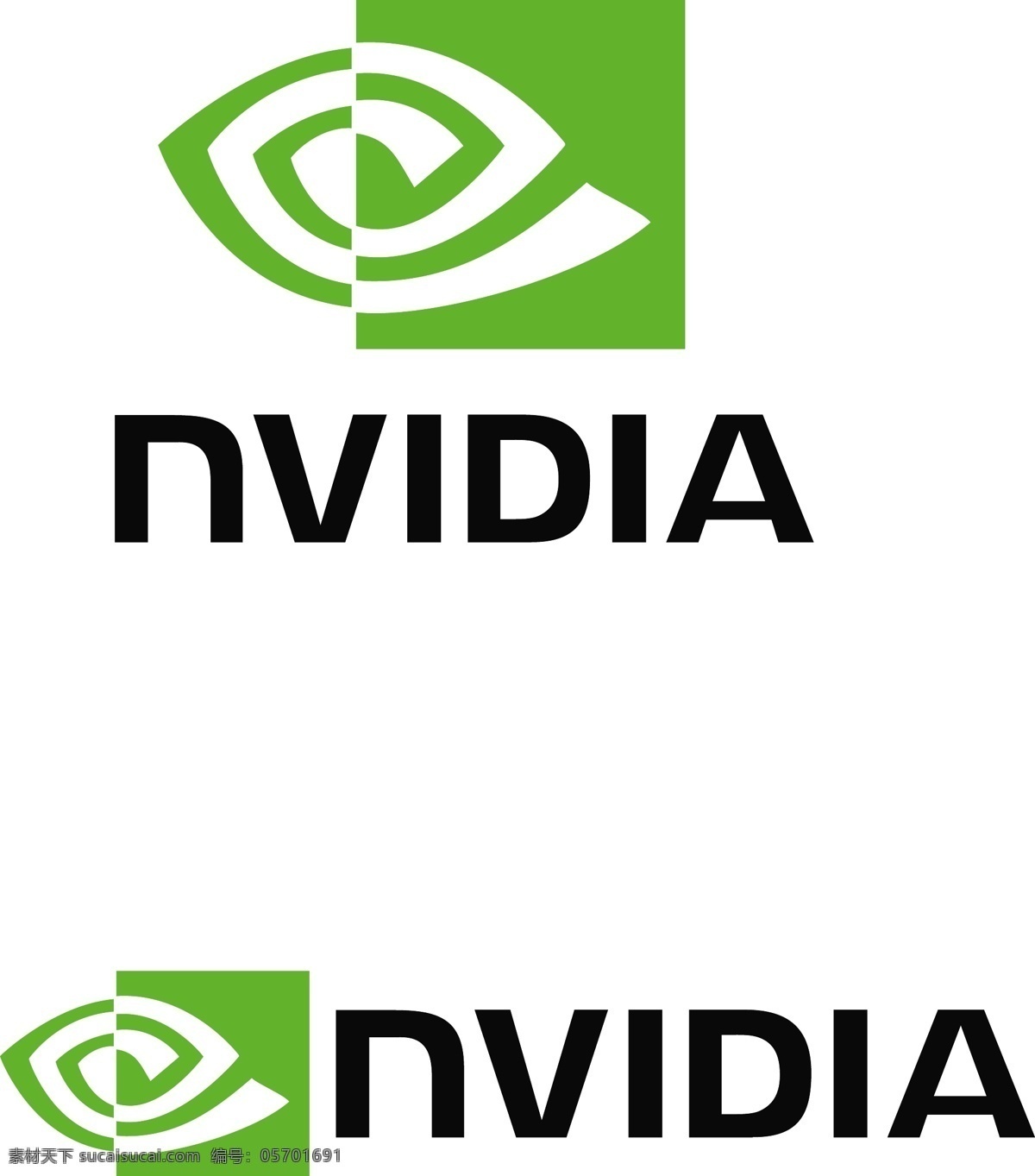 英伟 达 logo 英伟达 nvidia 矢量logo 标志 标志图标 企业