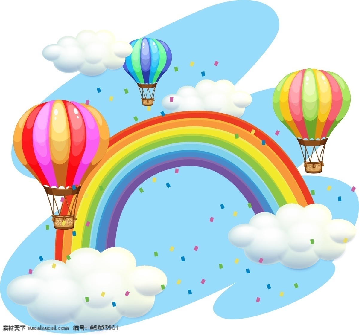 氢气球 矢量彩虹 卡通彩虹 手绘彩虹 彩虹插画 矢量氢气球 卡通氢气球 手绘氢气球 氢气球插画 白云 云朵 矢量云朵 卡通云朵 手绘云朵 云朵插画 气球 生活百科 休闲娱乐