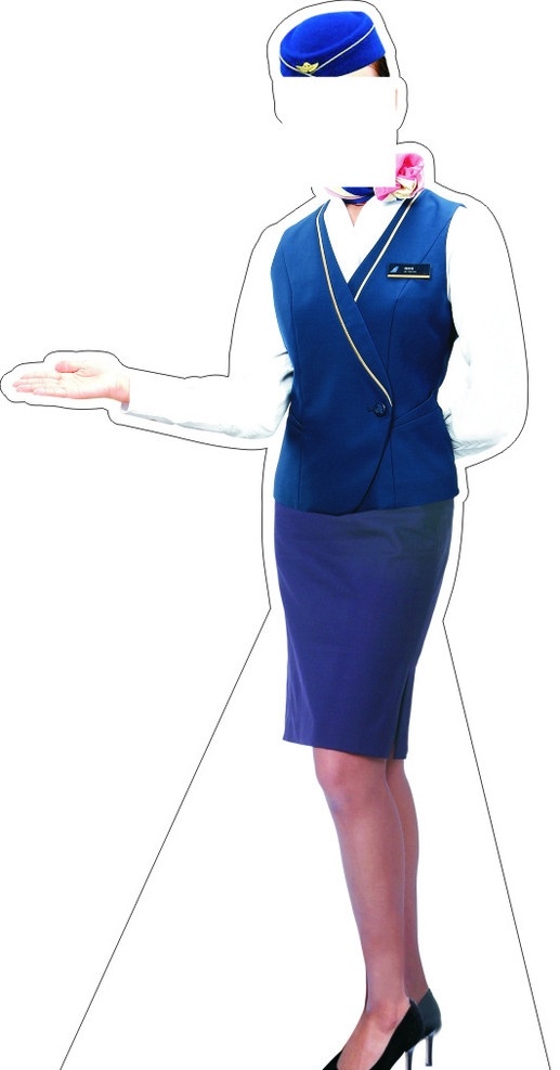 空姐 服务员 女人 女性 矢量