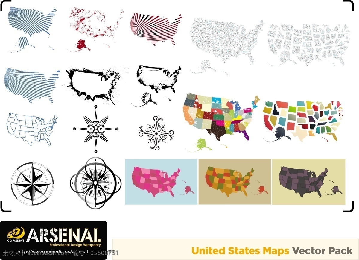 地图 炫彩 美国 模块 联合 矢量地图 艺术矢量 状态 statesvectorgraph 矢量图 其他矢量图