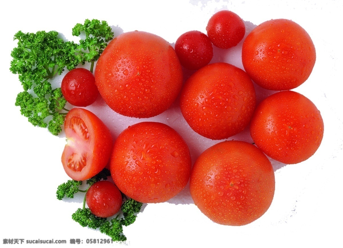 花椰菜番茄 免抠 食品 健康 蔬菜 白色