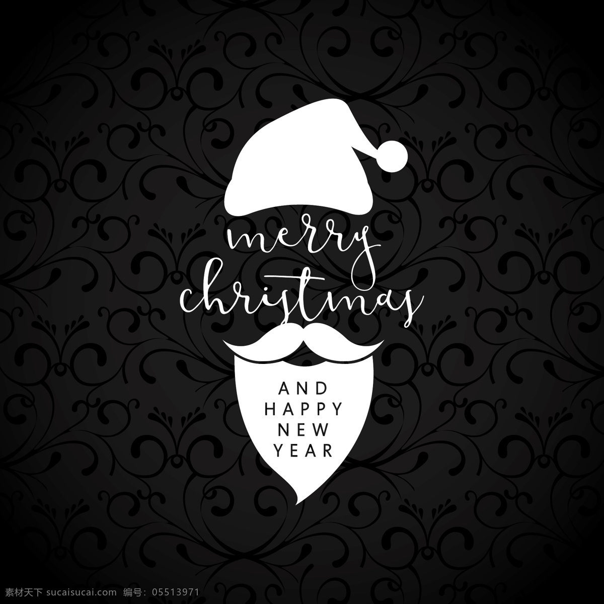 白色 圣诞老人 黑色 装饰 背景 圣诞节 新年 圣诞快乐 冬天 圣诞背景 新装修 年 文化 冷 冬天的背景 黑暗