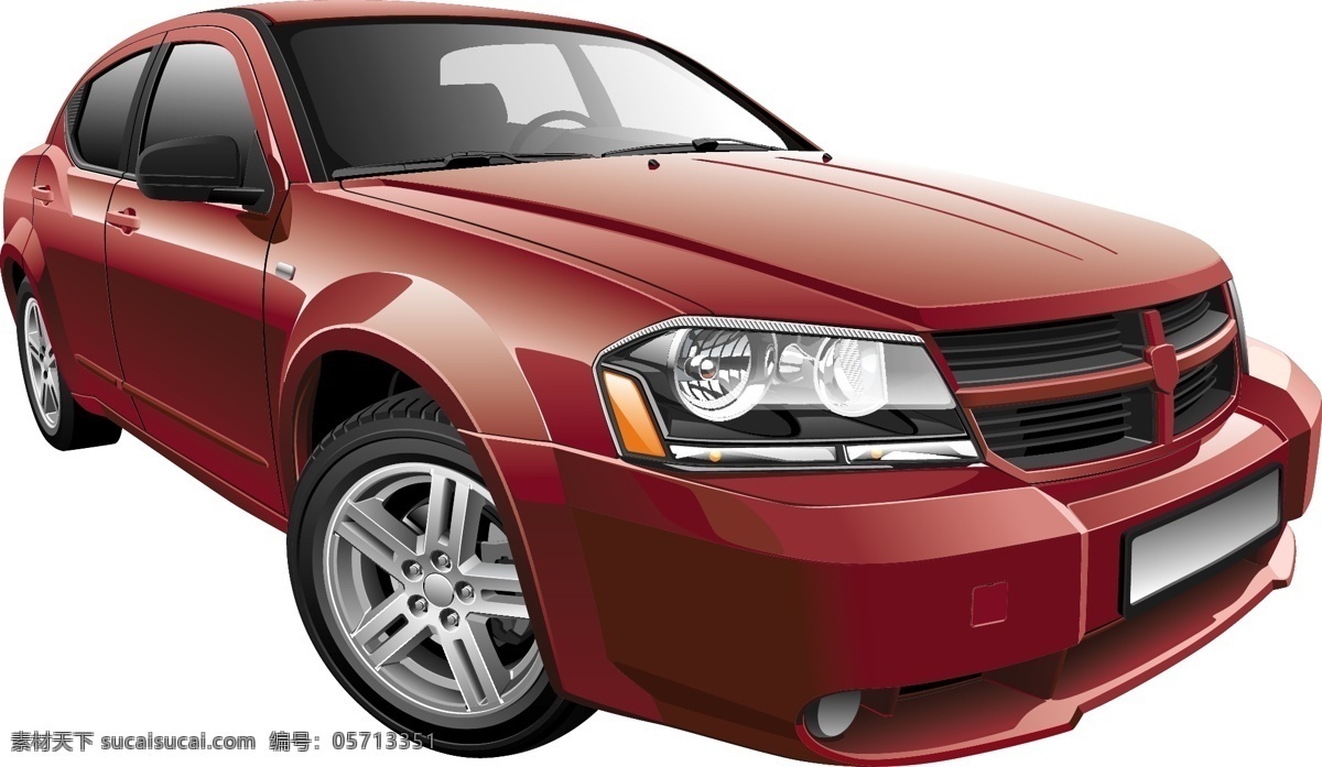 红色矢量跑车 红色 汽车 跑车 交通工具 矢量汽车 现代科技 矢量素材 白色