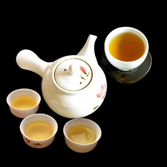 清新 雅致 白色 茶具 陶瓷产品 实物 白色茶具 产品实物 黄色茶水 陶瓷茶具