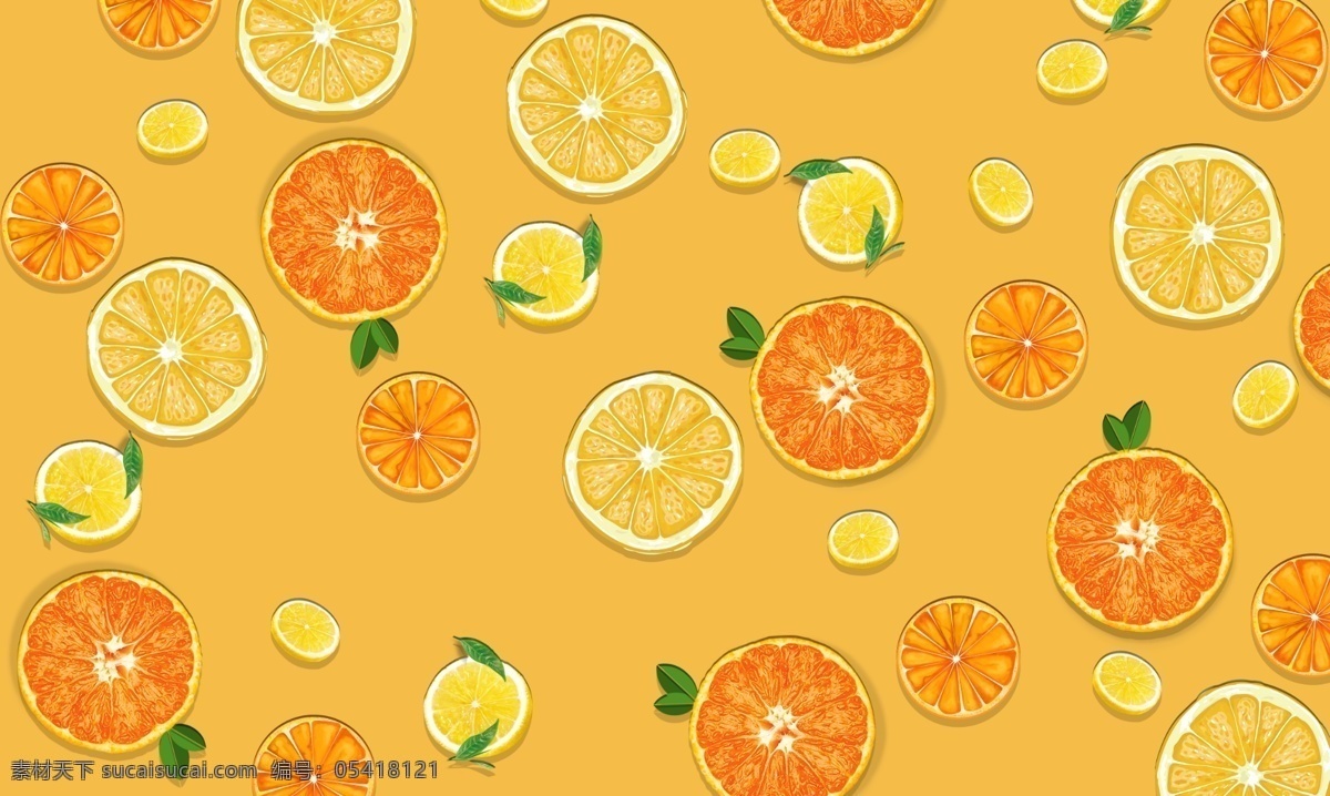 水果摊 橘子 水果 手绘 背景墙 大自然 小清新 动漫动画 风景漫画