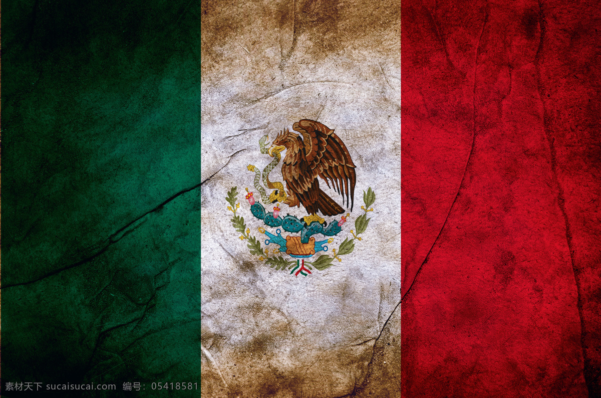 怀旧 墨西哥 国旗 背景 墨西哥国旗 国旗背景 怀旧国旗 复古背景 国旗图案 其他类别 生活百科