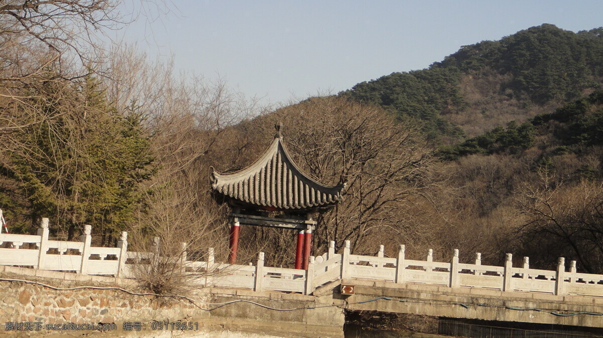 园林建筑 小桥流水人家 室外风景 装饰素材 园林景观设计