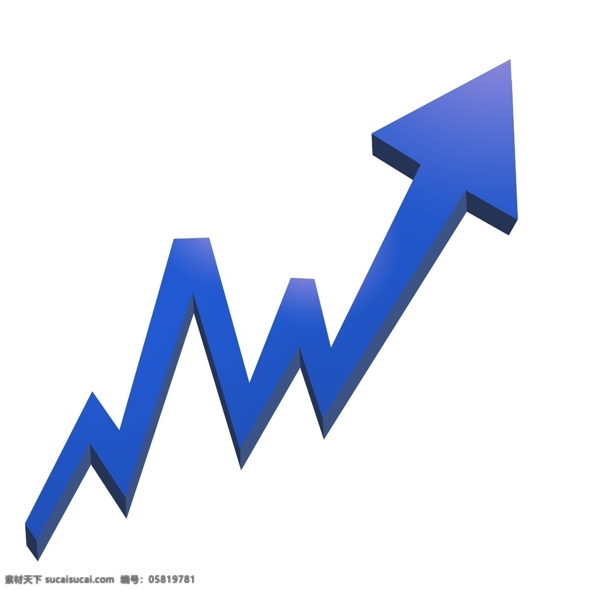 卡通彩色上升箭头免抠图标素材图片下载-素材编号05819781-素材天下图库