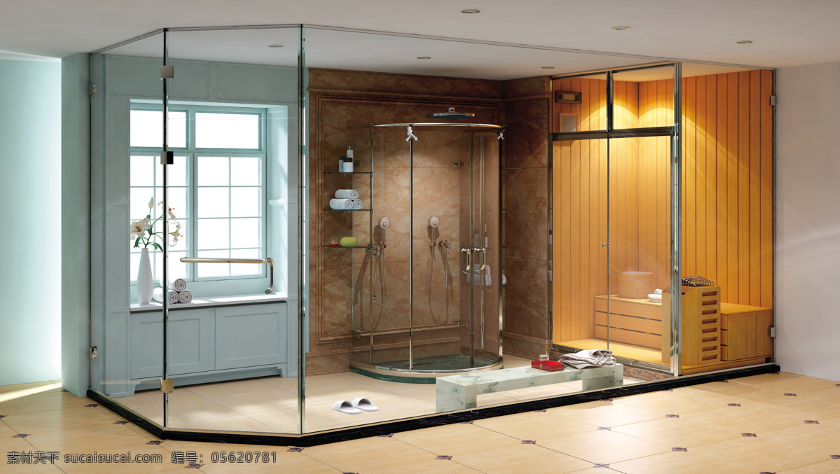 德立 精工淋浴房 卫生间 卫生间空间 花洒 卫浴 家居 家居空间 非标淋浴房 环境设计 室内设计