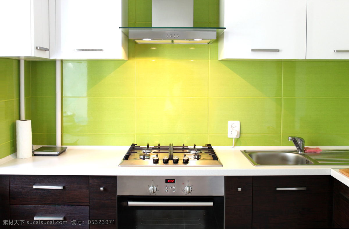 彩色 亮 系 厨房 装修 装饰 室内设计 厨房设计 整体厨房 敞开式厨房 现代厨房设计 环境家居