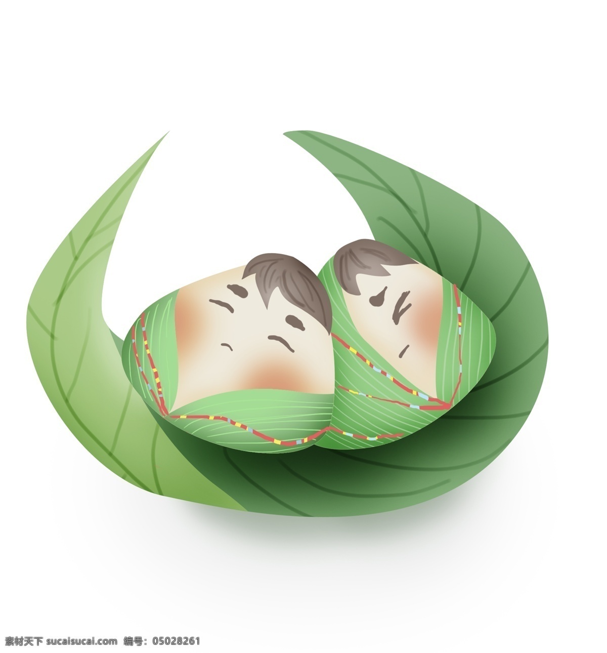 端午节 可爱 胖 粽子 人物粽子 传统美食 糯米粽子 古风 端午粽子 端午习俗 竹叶粽子 拟人粽子 中国风