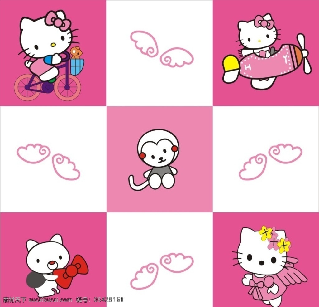卡通kt猫 hello kitty kt猫 卡通猫 卡通 卡通动物 卡通设计