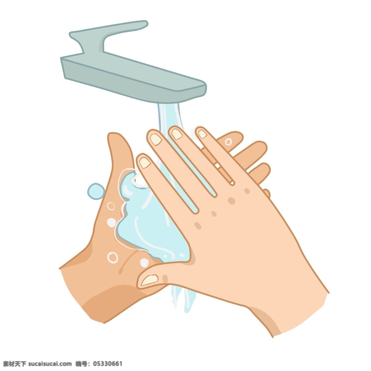 洗手插画 洗手 健康 疫情 常洗手 疫情插画 洗手插图 扁平插画类 分层