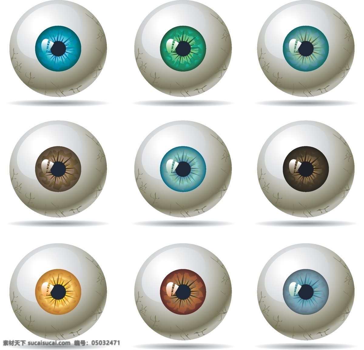 彩 瞳 眼球 矢量 眼睛 眼珠 彩瞳 眼球设计 矢量图 其他矢量图