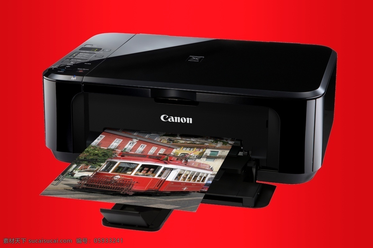 打印机 分层 彩印 打印 佳能 数码 源文件 模板下载 彩印机 矢量图 现代科技