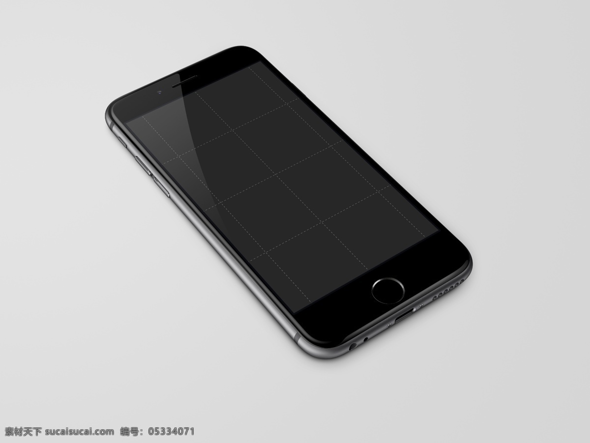 灰色 iphone6 斜面 模板 ip6 苹果手机 ip6模板 电脑电子 移动界面设计 手机界面 黑色