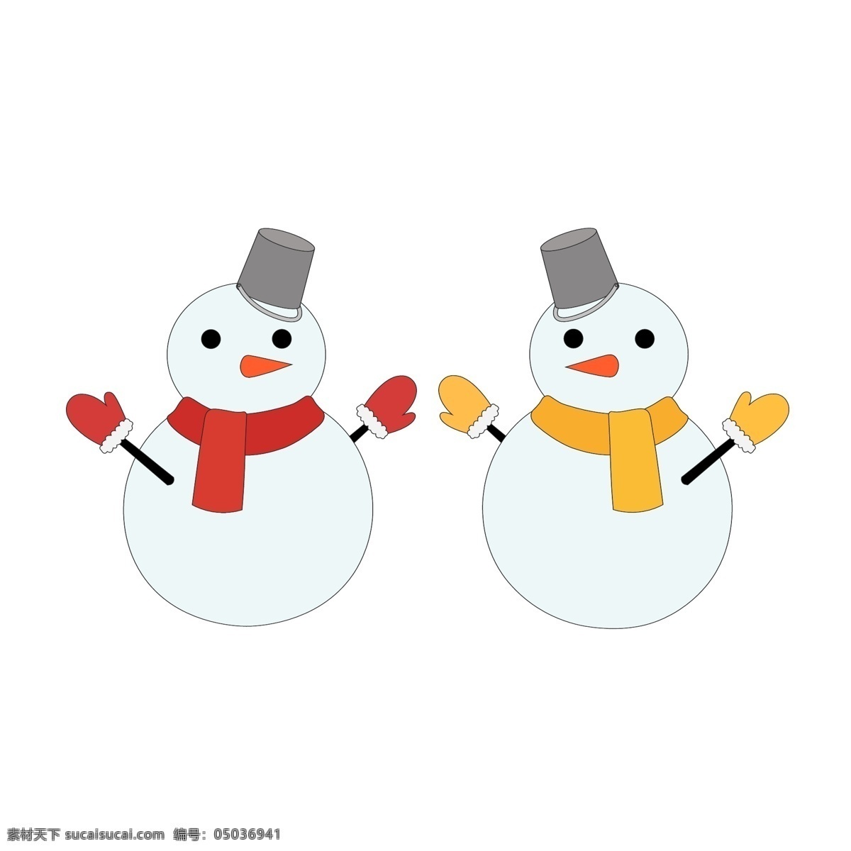 冬季 雪人 圣诞节 卡通 图标 矢量 贺卡 儿童