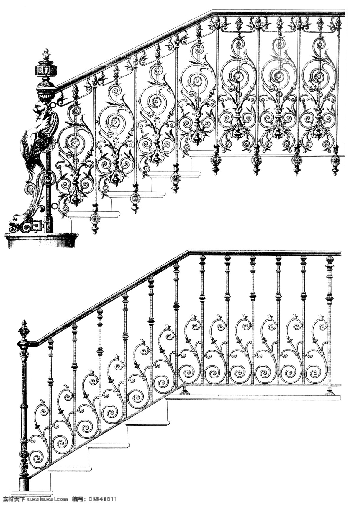吉祥铁艺 扶手 扶梯 图案 吉祥图案 中国图案 底纹 装饰纹 古典图案 传统图案 楼梯 欧式 中国经典图案 传统文化 文化艺术