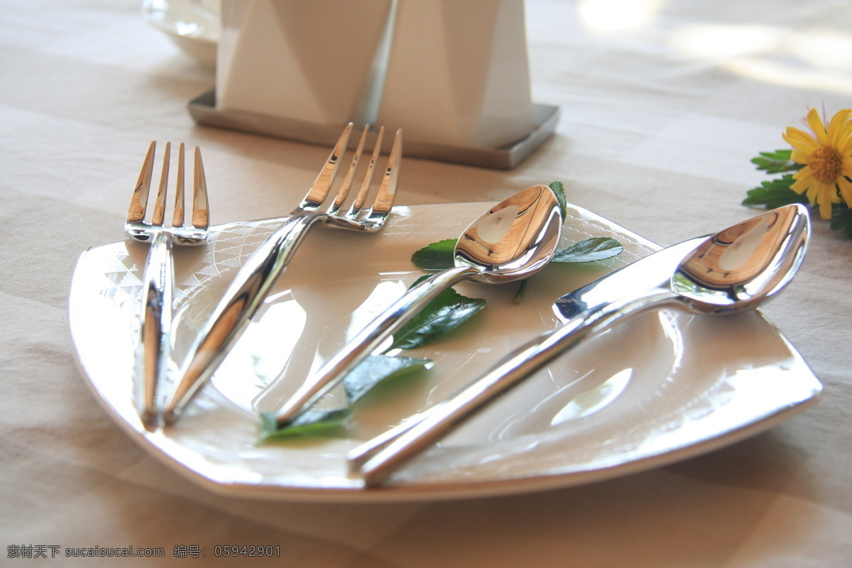 勺子 叉子 生活用具 餐具大图 摄影图库 生活百科 生活素材