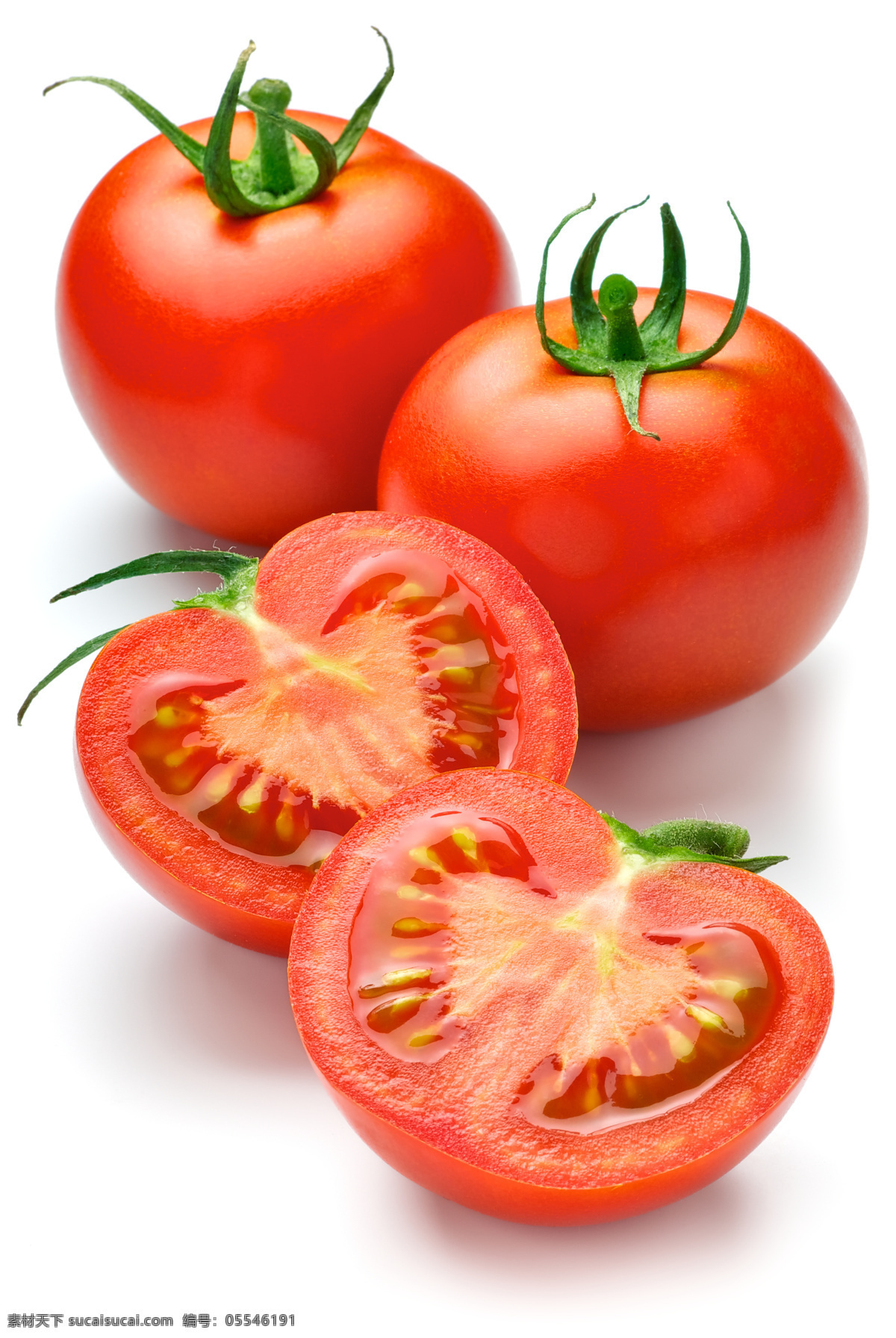红色 美味 蕃茄 西红柿 新鲜蔬菜 蕃茄摄影 红色元素 西红柿剖面 水果蔬菜 餐饮美食 白色