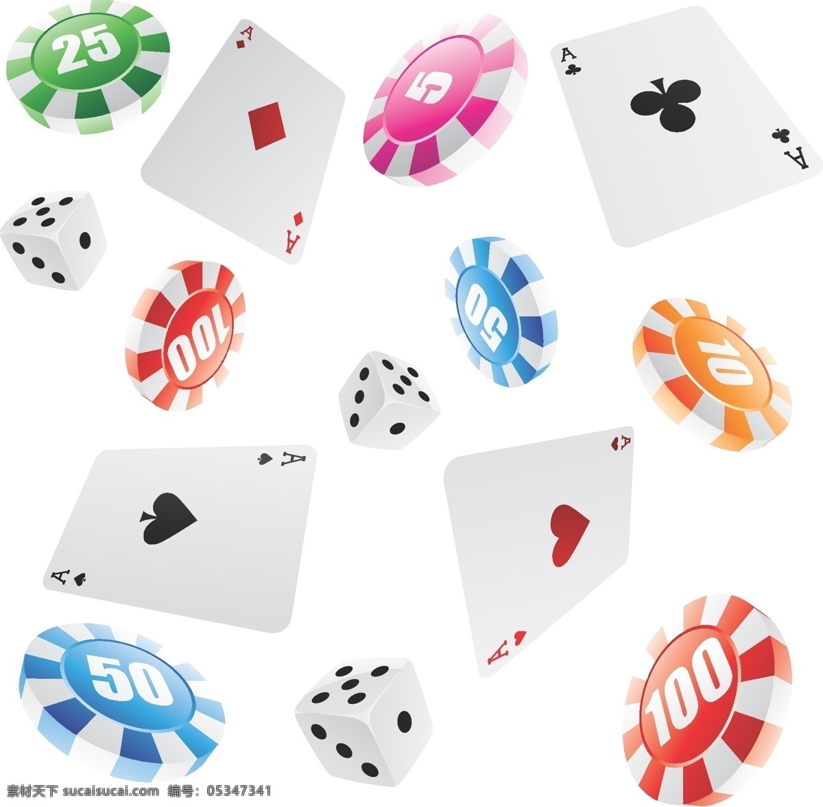 赌博 赌具 图标 矢量 博彩 骰子 色子 筹码 扑克 娱乐休闲 素材eps 矢量图标 小图标 标识标志图标