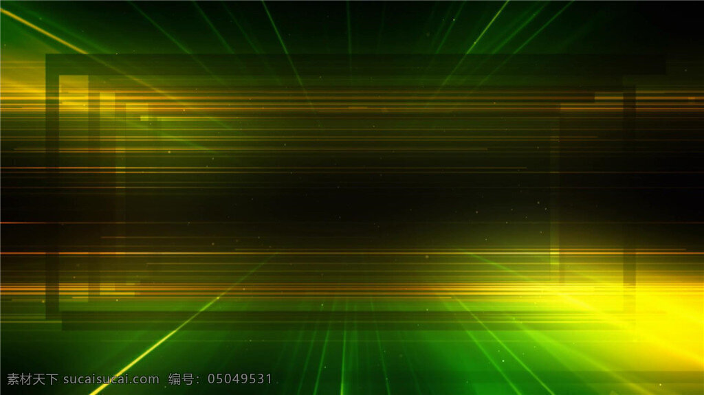 黄绿色 背景 方框 光效 视频 特效 装饰 漏光 叠加 光晕 光斑