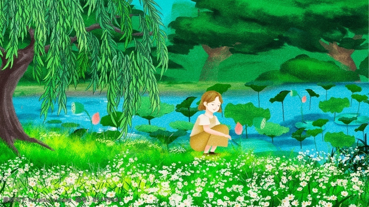 小 清新 唯美 手绘 小暑 夏至 插画 小清新 节气 水彩 扁平 元素 立夏 海豚 海草 浮萍 水 鱼 海报 展板 夏日 节日 云朵 场景 卡通 漫画 高清 荷叶 梦幻 创意 原创 配图 背景 植物 简约 简洁 文艺 清凉