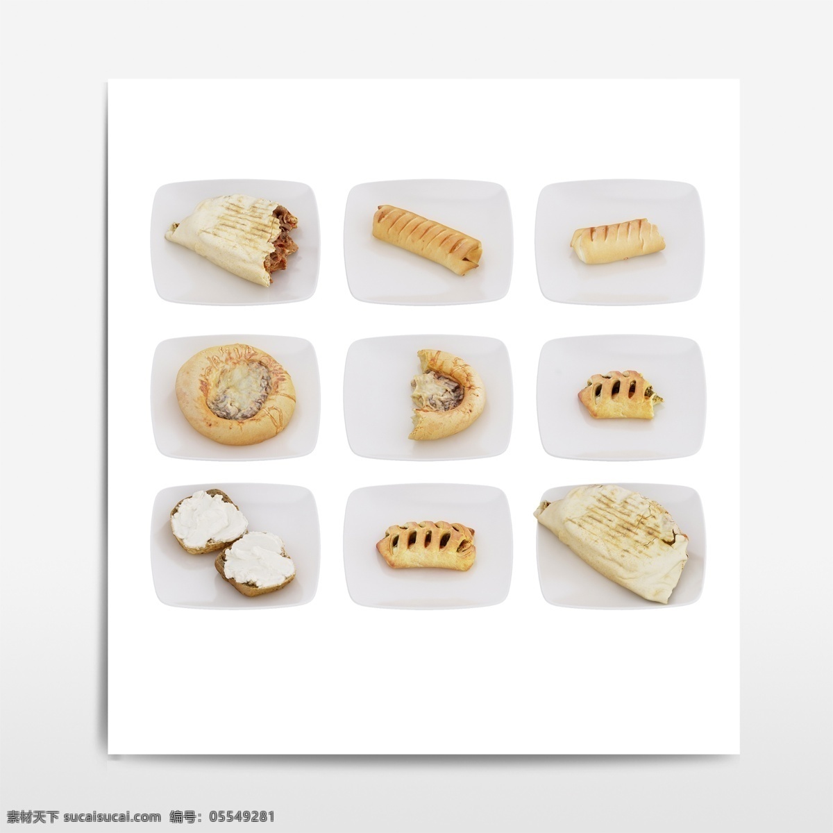 面包元素 烘焙元素 面包烘焙 盘子 食品 免抠元素 分层