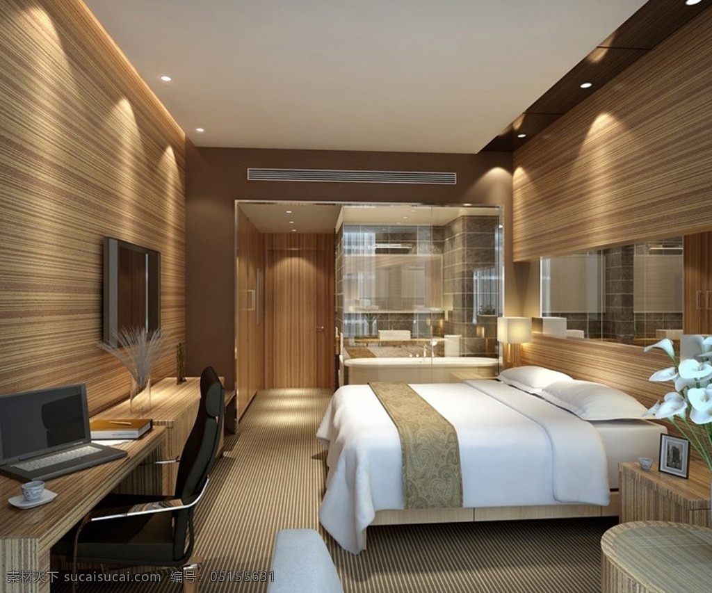 商业空间 酒店客房 效果图 3dmax 模型 源文件 室内模型 3d设计模型 max