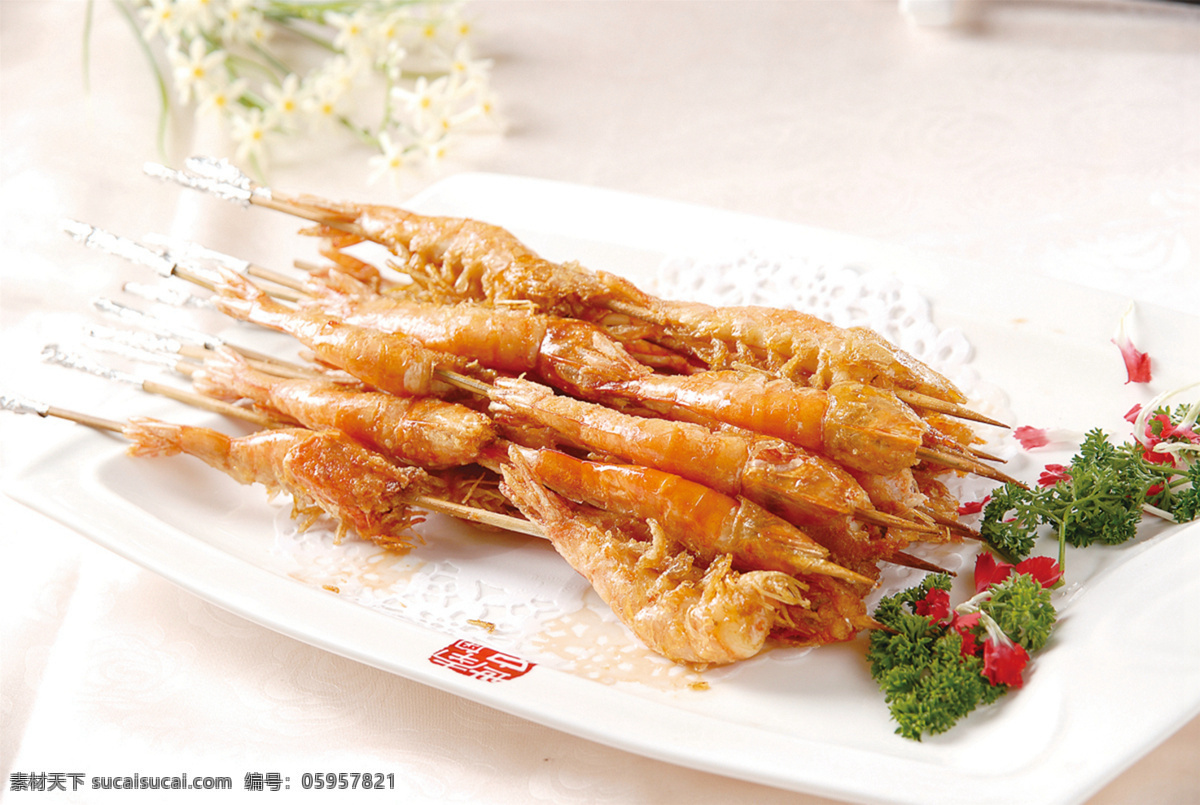 金牌 串烧 虾 金牌串烧虾 美食 传统美食 餐饮美食 高清菜谱用图