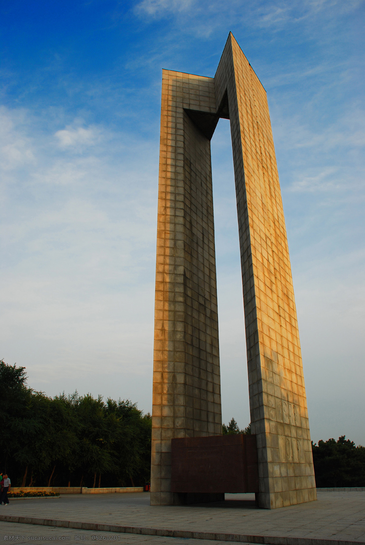 长春 解放 纪念碑 纪念日 1948 年 月 日 历史 爱国主义 教育 基地 民族精神 自然景观 建筑景观 摄影图库