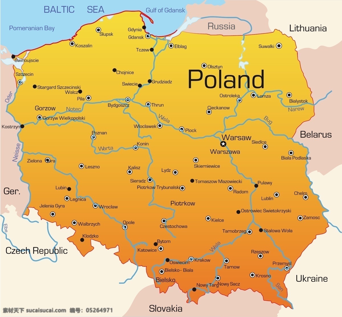 东欧 地理 地图 矢量 图 罗马尼亚 矢量素材 摩尔多瓦 波兰 捷克共和国 斯洛伐克 匈牙利 其他载体 矢量图 其他矢量图