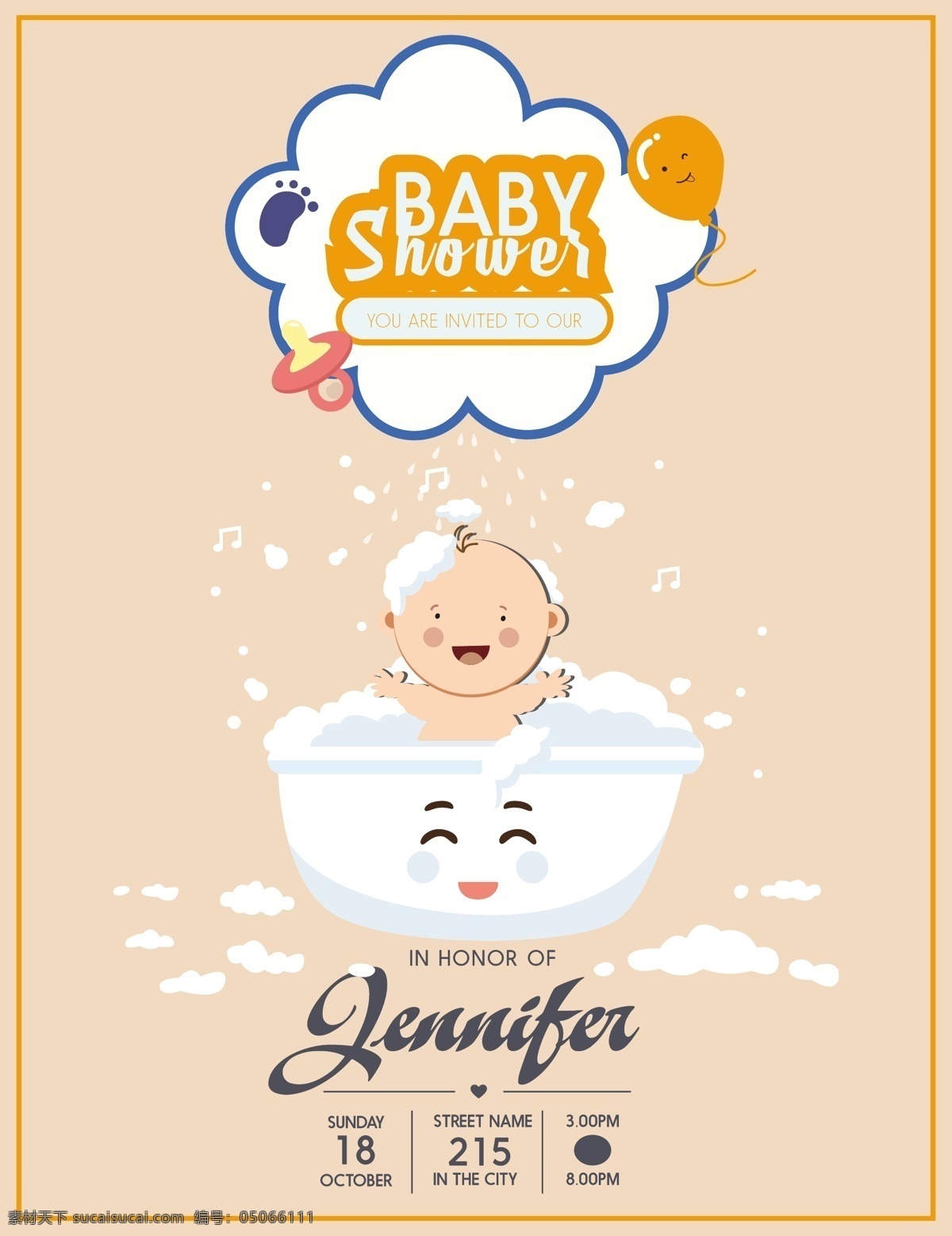 婴儿 洗澡 矢量 矢量素材 泡泡