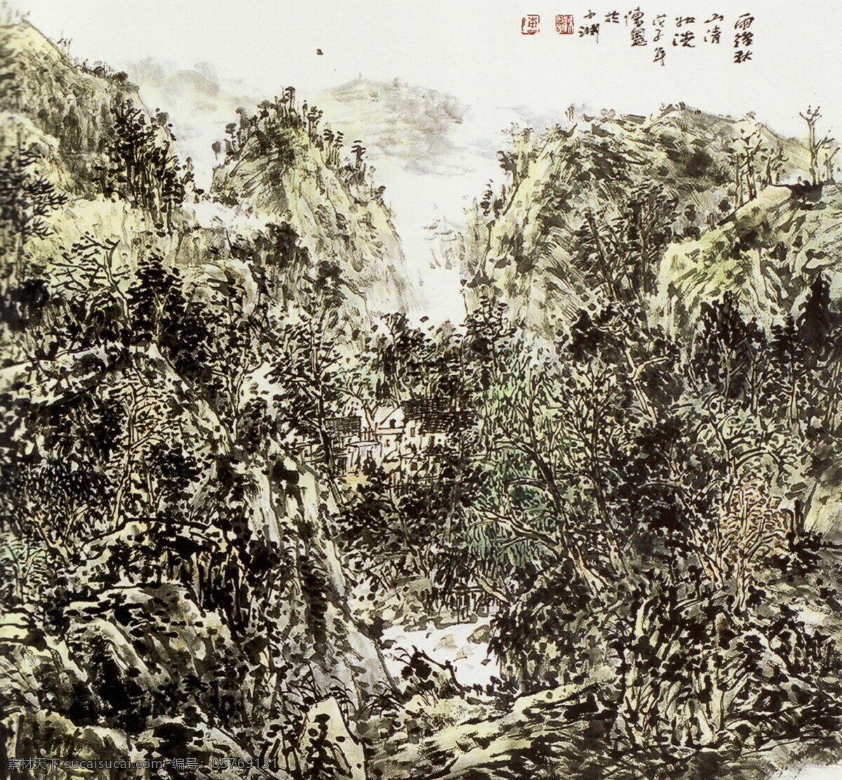 风景画 国画 国画设计素材 绘画书法 山 山水画 书法 国画模板下载 中国画 写意画 大师作品 写意 水 树 水墨画 文化艺术 家居装饰素材 山水风景画