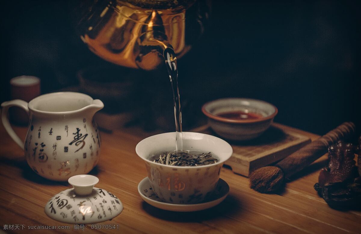 茶文化 茶叶 茶水 茶盖 茶壶 茶杯 餐饮美食 饮料酒水