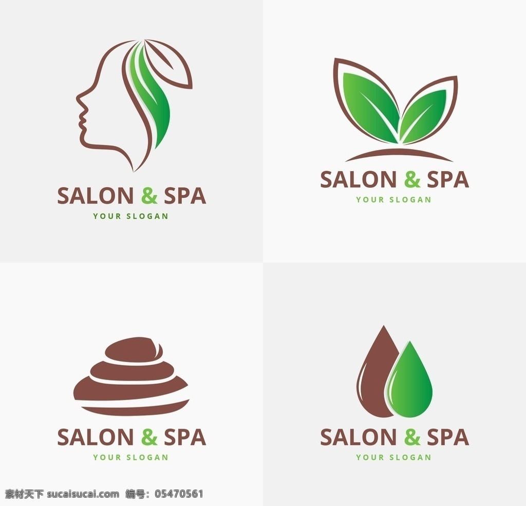 logo设计 矢量 logo 标识 标志 美容 养生 spa 标志图标 企业