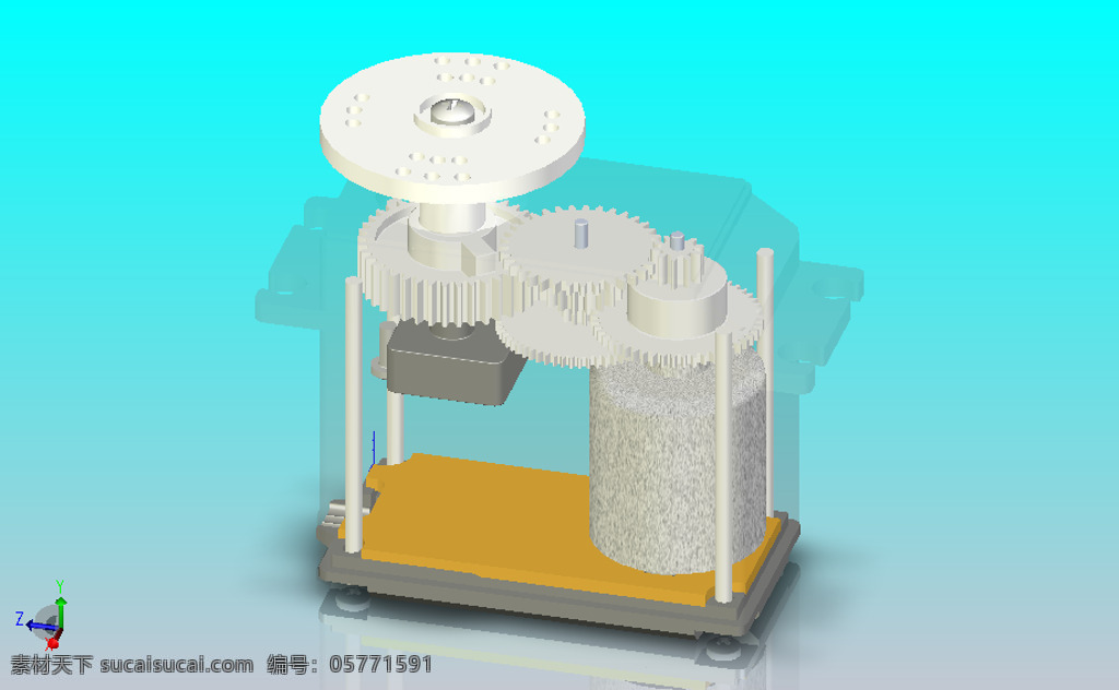 伺服 moteur 斑马 zs 钢筋混凝土 modelisme servomoteur 3d模型素材 建筑模型