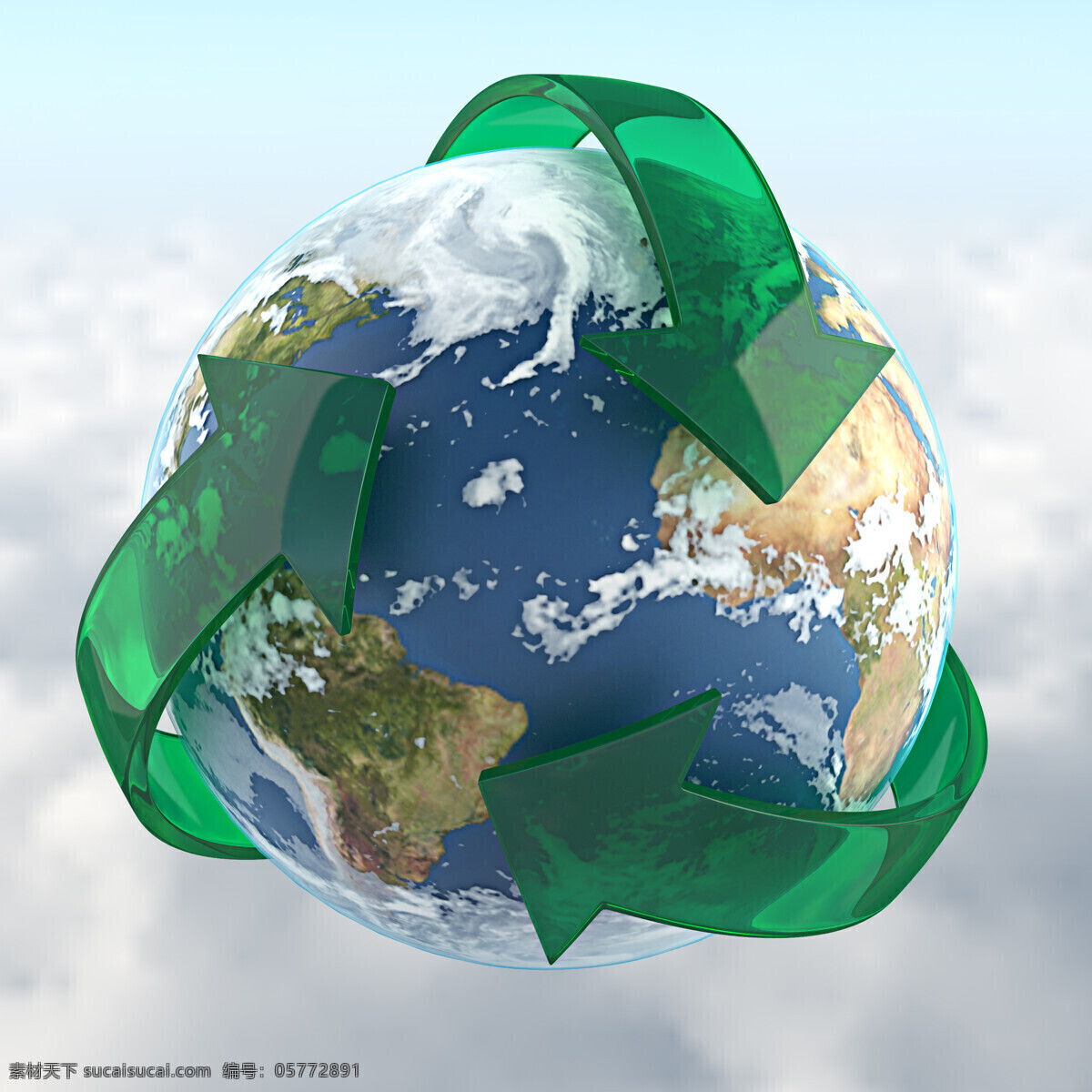 回收标与地球 回收标 环保概念 绿色环保 地球保护 生态环保 节能环保 其他类别 生活百科 白色
