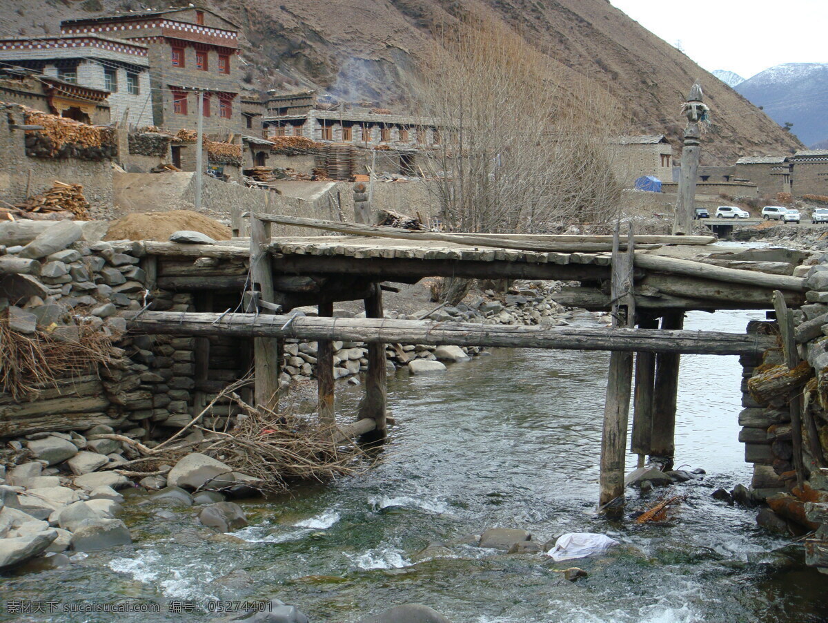 藏地伸臂桥 藏地 伸臂桥 甘孜 稻城 亚丁 旅游摄影 国内旅游