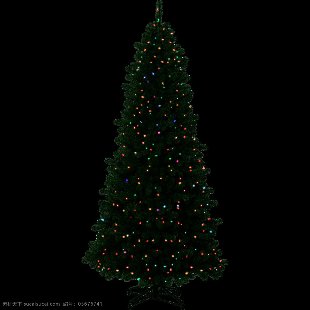 彩灯 圣诞树 元素 圣诞 节日 耶稣